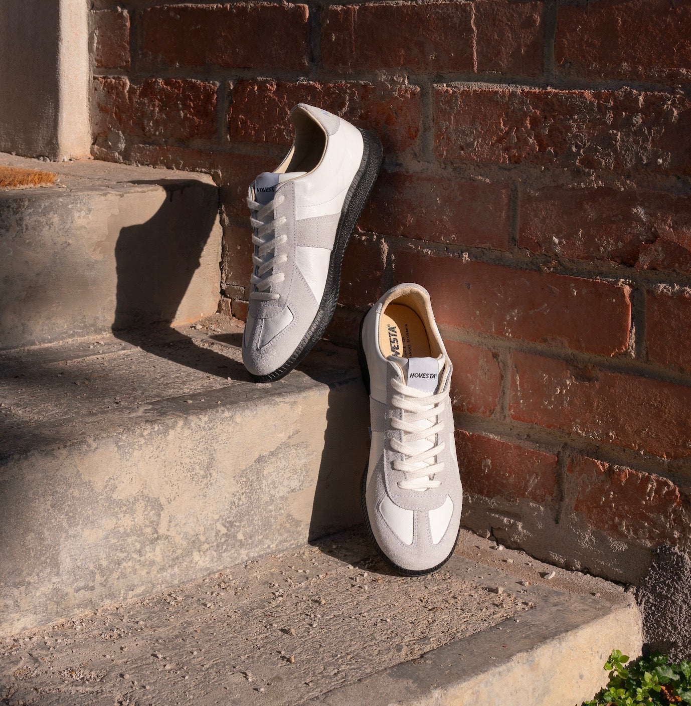 NOVESTA(ノヴェスタ / ノベスタ) 公式ストア通販 - GERMAN TRAINER WHITE/BLACK(GAT | ジャーマントレーナー)スロバキア スニーカー