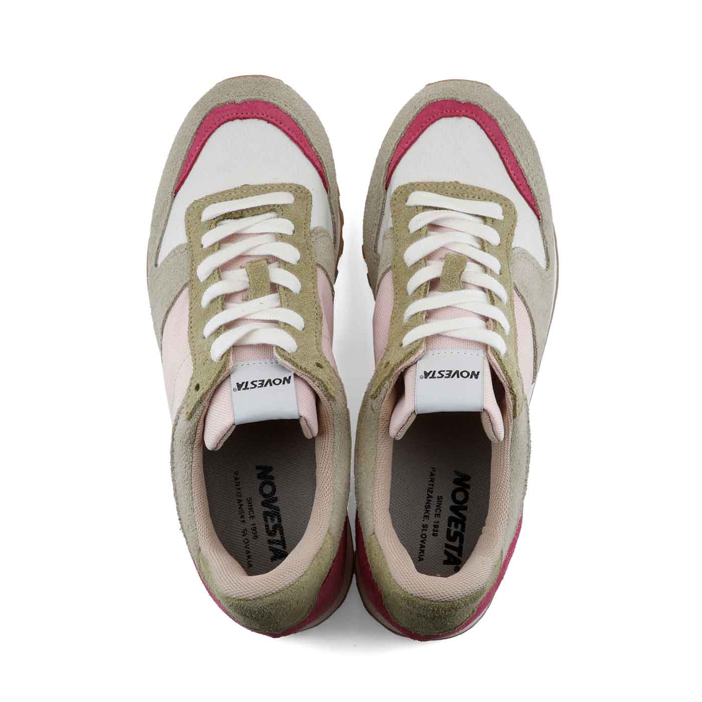 NOVESTA(ノヴェスタ / ノベスタ) 公式ストア通販 - MARATHON TRAIL PINK ROUGE/KHAKI(ピンクルージュカーキ)スロバキア スニーカー マラソン