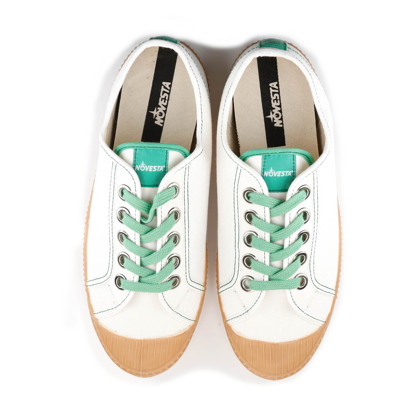 STAR MASTER CONTRAST STITCH WHITE/GREEN/003TRANS