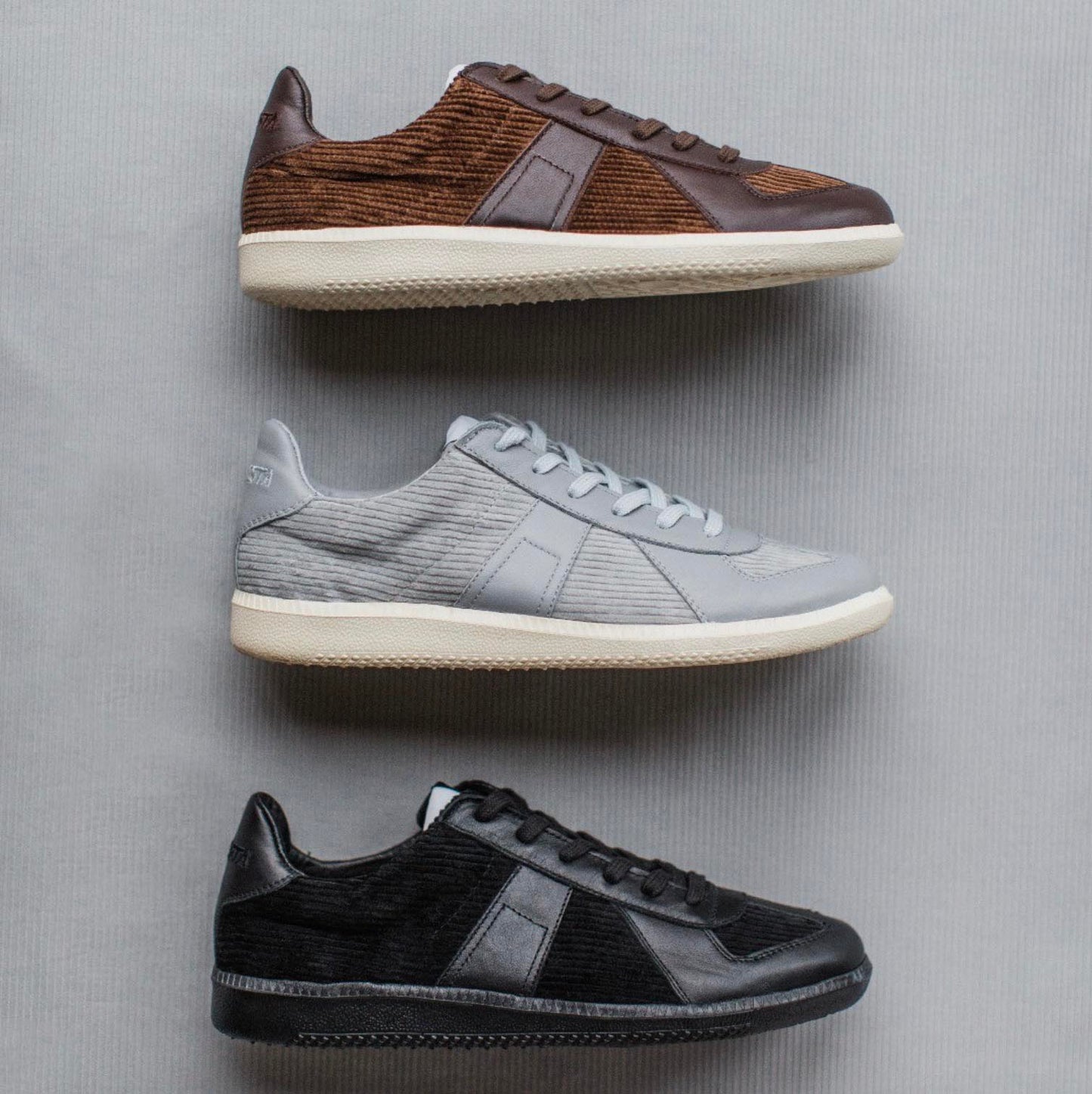 GERMAN TRAINER CORDUROY BROWN