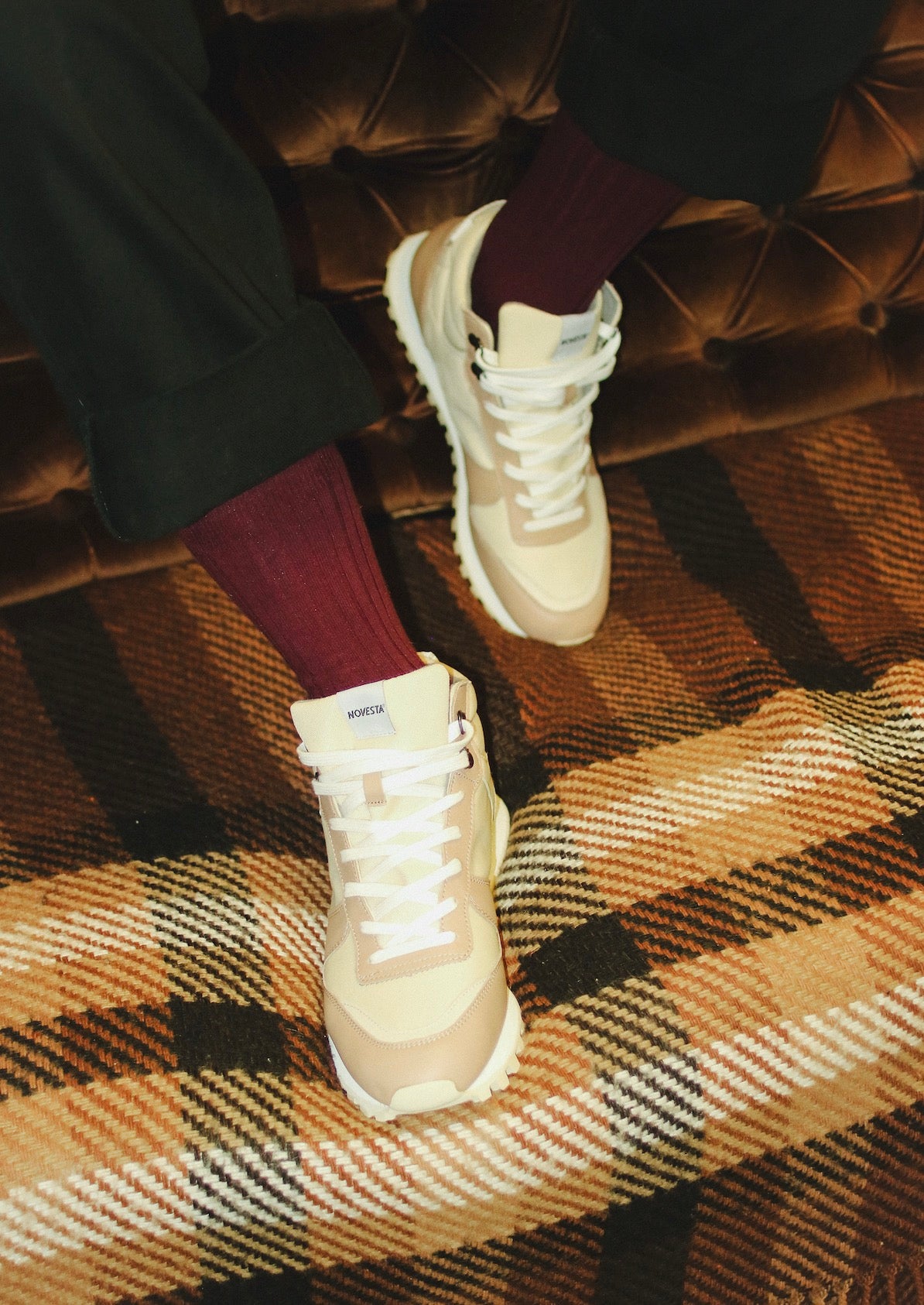 MARATHON HIGH APEX BEIGE / SMOOTH LEATHER