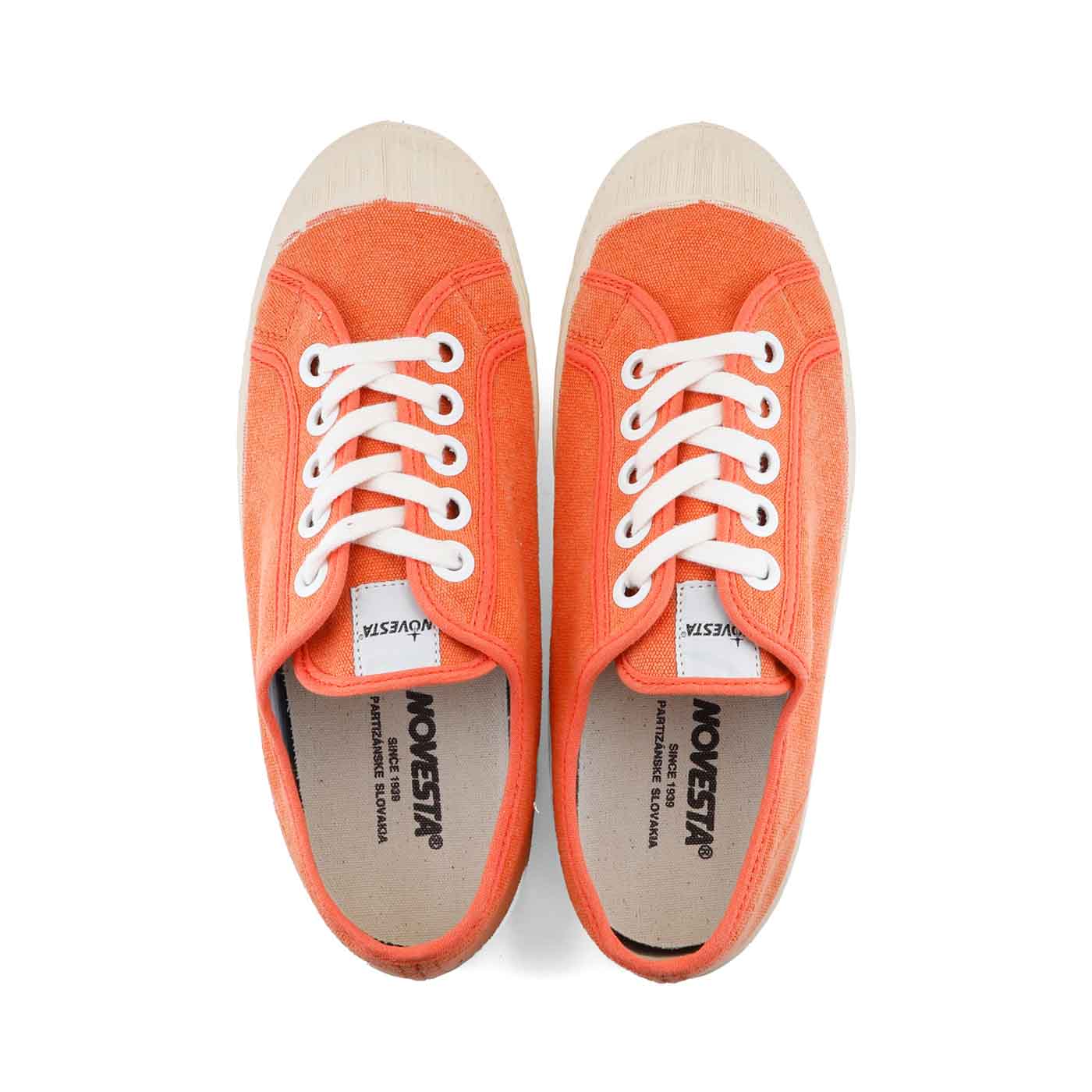 NOVESTA STAR MASTER WASHED COTTON NARANJA(スターマスター)スロバキア製スニーカー 上面