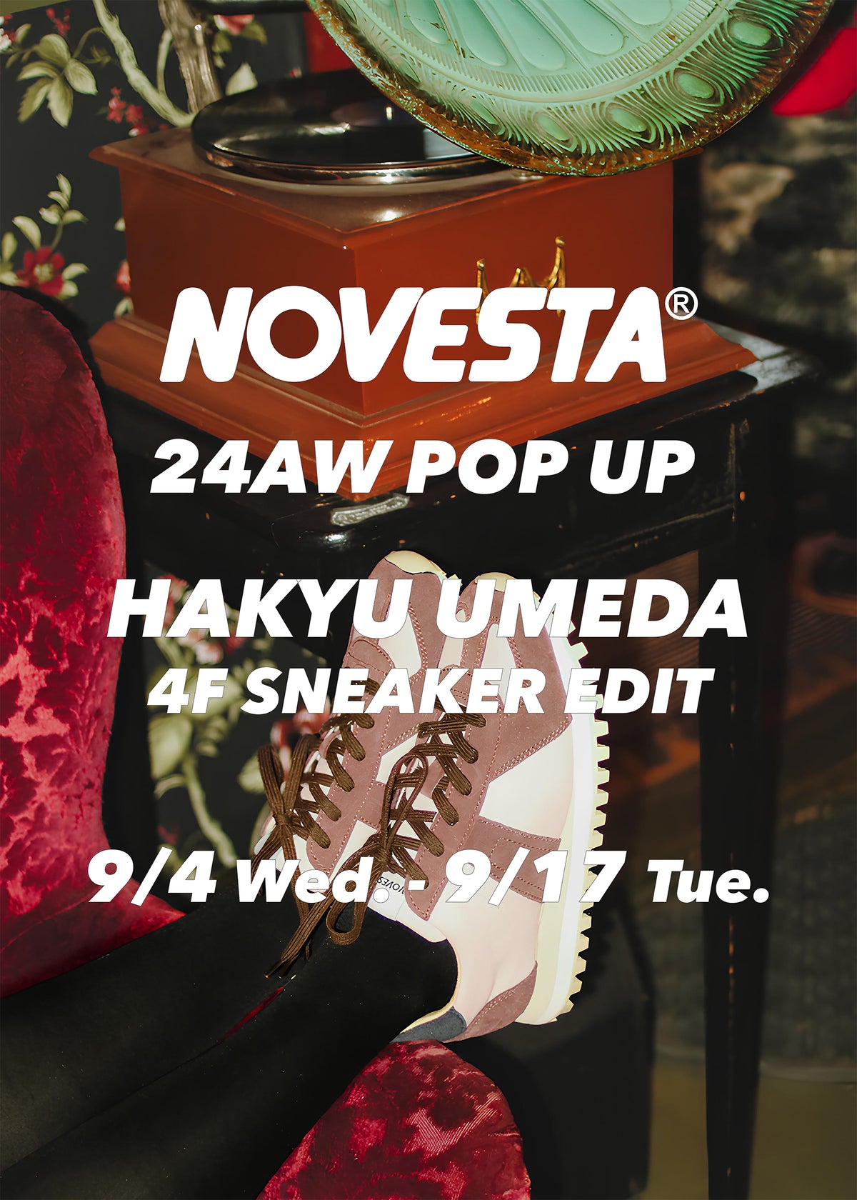 阪急うめだ　POPUP novesta ポップアップ スロバキア スニーカー 大阪