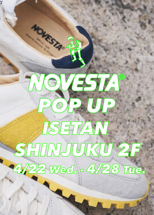NOVESTA（ノヴェスタ/のベスタ）公式オンラインストア - ISETAN POPUP / 伊勢丹新宿店2F 26SS POPUP スロバキア スニーカー ポップアップ ジャーマントレーナー マラソン