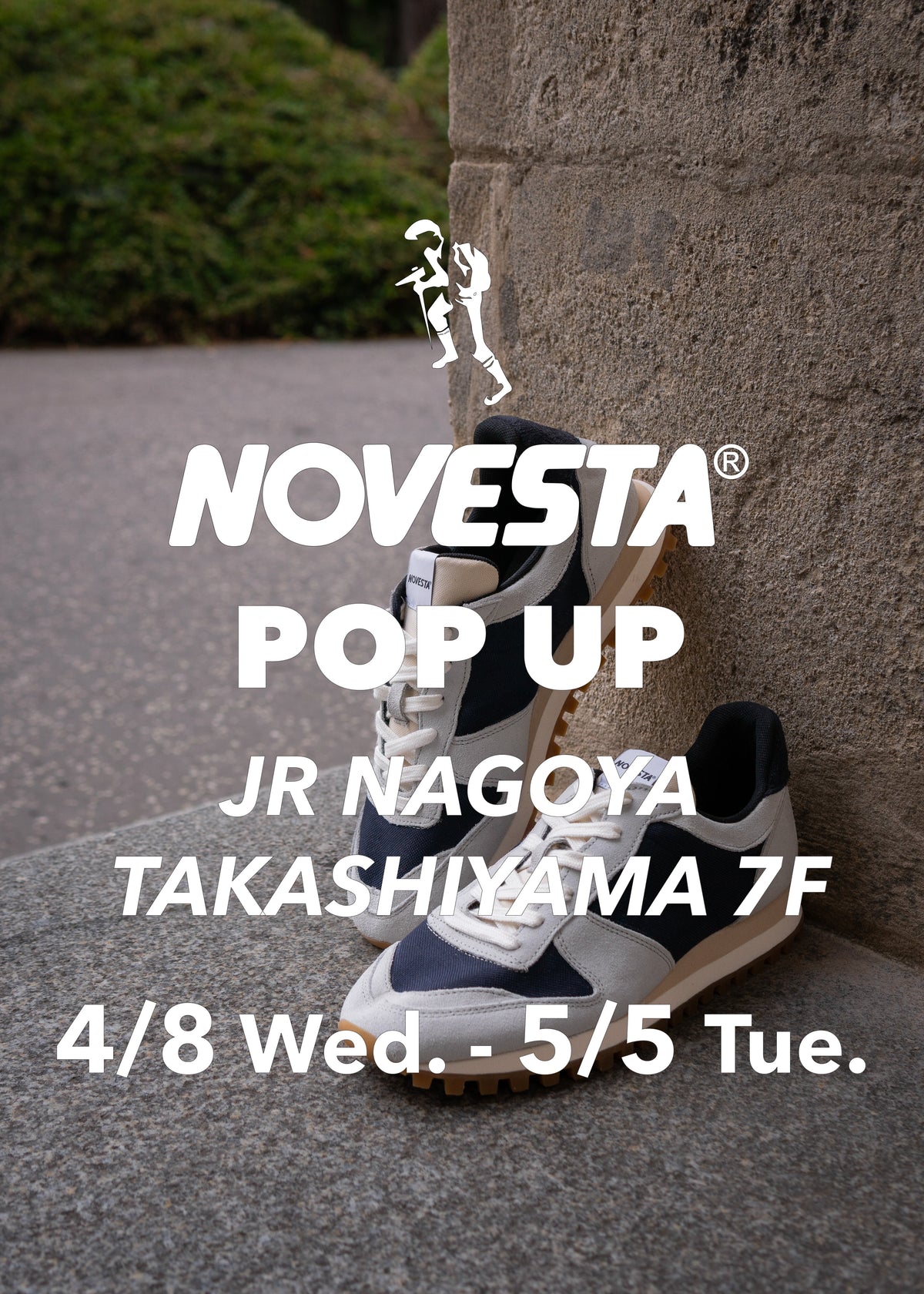 NOVESTA（ノヴェスタ / ノベスタ）公式オンラインストア -  26SS JR 名古屋タカシマヤ POP UP / JR NAGOYA TAKASHIMAYA スロバキア スニーカー 高島屋 愛知県