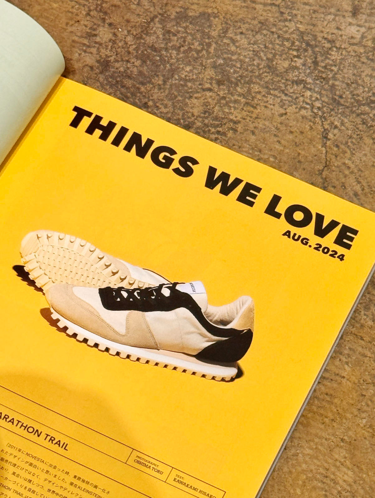 SWITCH VOL.42 2024年8月号 "THINGS WE LOVE"にてMARATHON TRAILがフィーチャー