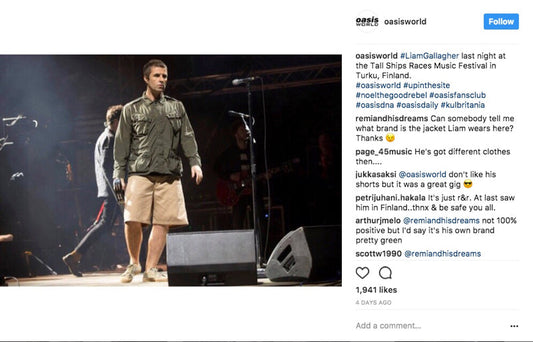 LIAM GALLAGHER'S NOVESTA STYLE AT TALL SHIPS RACES MUSIC FESTIVAL IN TURKU, FINLAND アーカイブ画像 1