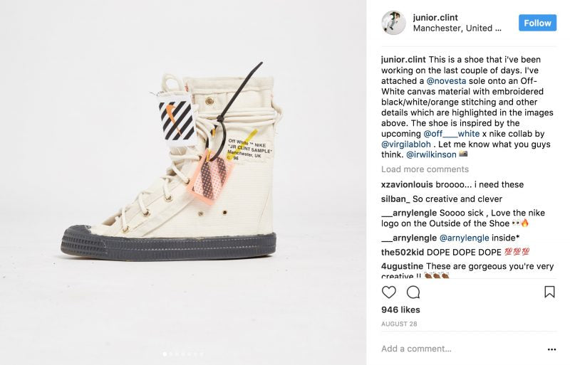 NOVESTA STAR MASTER x NIKE x OFF-WHITE by VIRGIL ABLOH designed by RUFARO JUNIOR CLINT アーカイブ画像 1