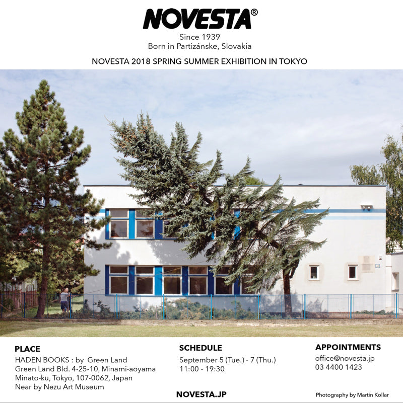 NOVESTA 2018SS EXHIBITION SCHEDULE アーカイブ画像 1