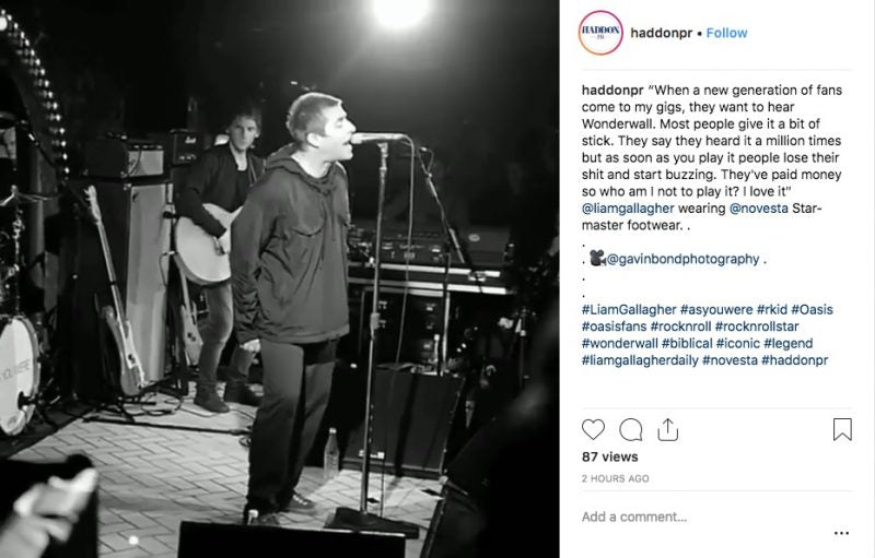 LIAM GALLAGHER WITH NOVESTA FELT アーカイブ画像 1