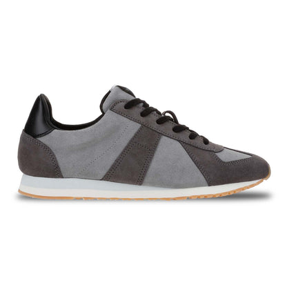 NOVESTA GAT MARATHON CLASSIC LEATHER CHARCOAL（ジャーマントレーナー・マラソン／レザー チャコール）スロバキア製スニーカー 側面