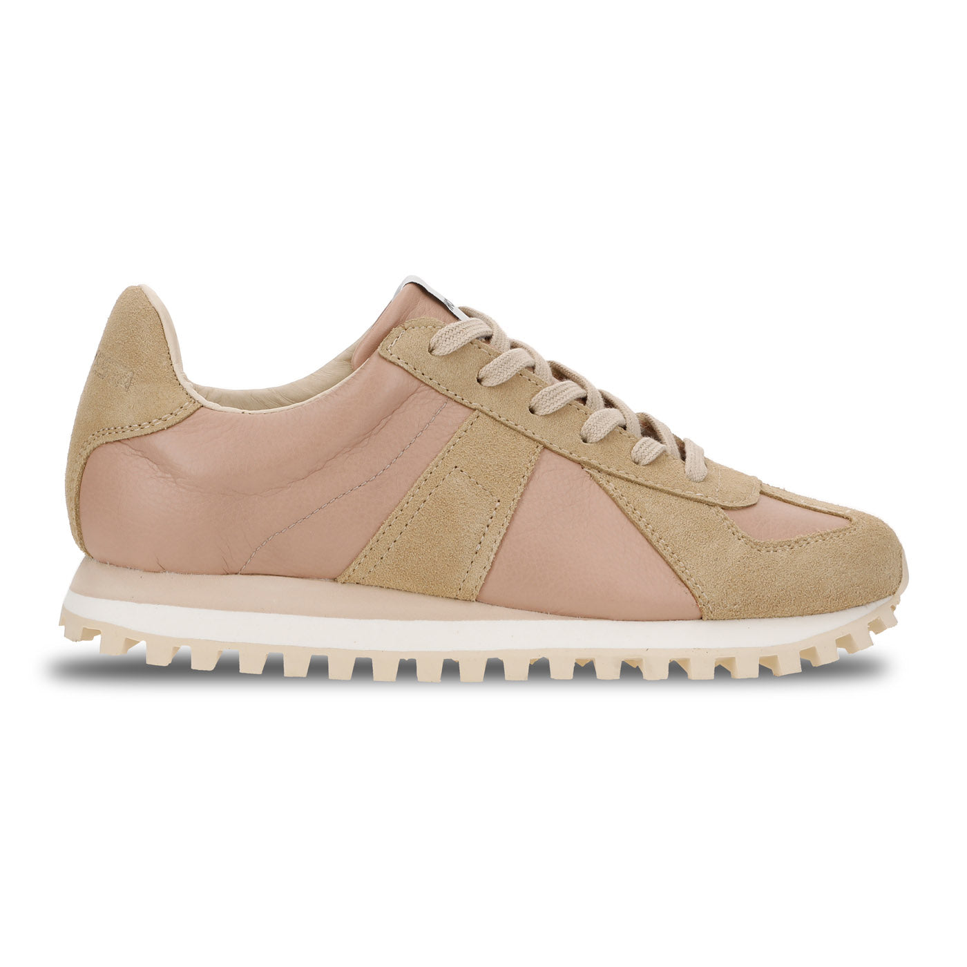 GERMAN TRAINER LEATHER TRAIL BEIGE