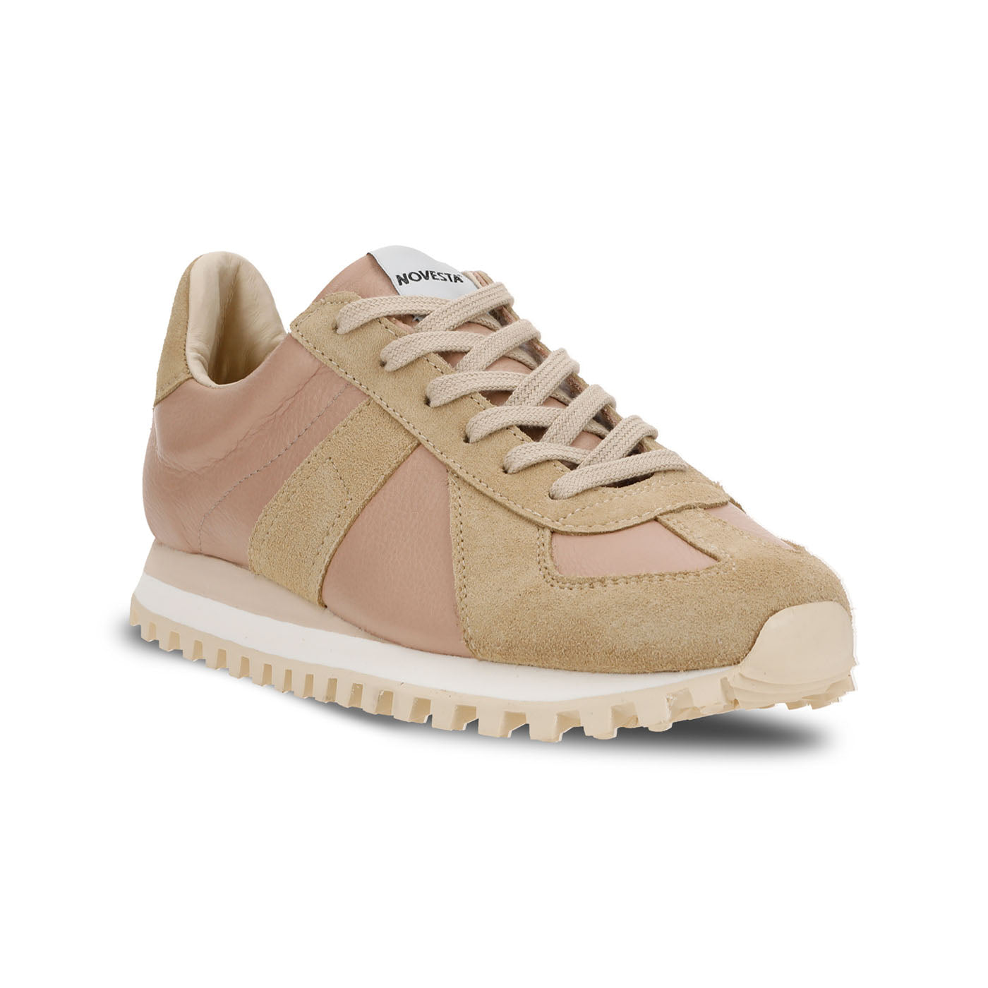 GERMAN TRAINER LEATHER TRAIL BEIGE