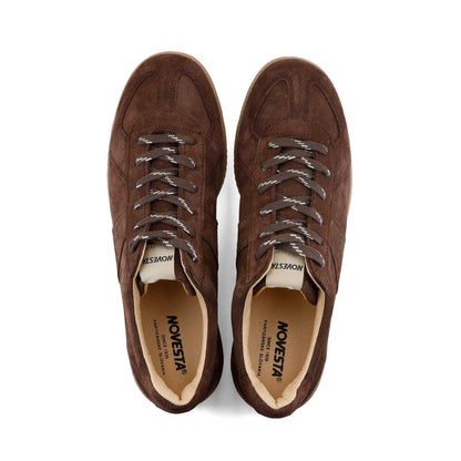 NOVESTA GERMAN TRAINER ALL SUEDE CHOCOLATE（ジャーマントレーナー／チョコレート）スロバキア製スニーカー 上面