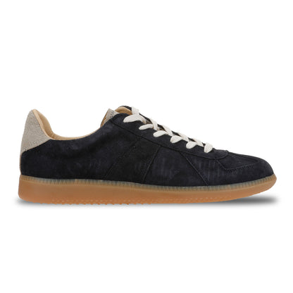 NOVESTA GERMAN TRAINER ALL SUEDE NAVY/SAND（ジャーマントレーナー／ネイビー・サンド）スロバキア製スニーカー 側面