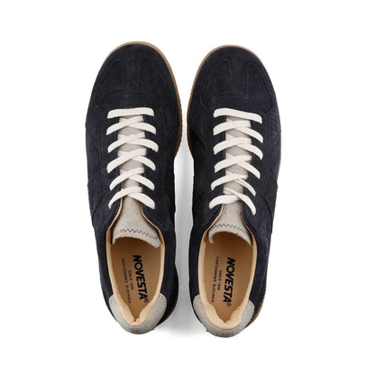 NOVESTA GERMAN TRAINER ALL SUEDE NAVY/SAND（ジャーマントレーナー／ネイビー・サンド）スロバキア製スニーカー 上面