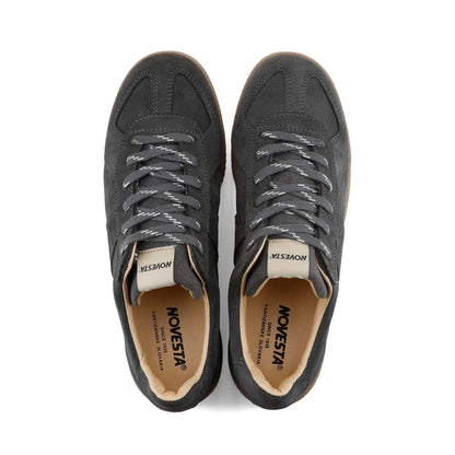 NOVESTA GERMAN TRAINER ALL SUEDE SLATE GREY（ジャーマントレーナー／スレートグレー）スロバキア製スニーカー 上面