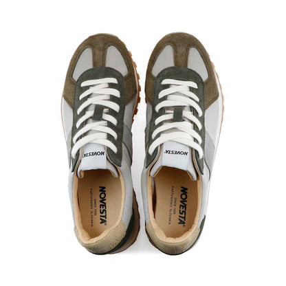 NOVESTA GERMAN TRAINER TRAIL FOREST GREY（ジャーマントレーナー・トレイル／フォレストグレー）スロバキア製スニーカー 上面