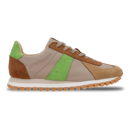 NOVESTA GERMAN TRAINER TRAIL WOOD/GREEN（ジャーマントレーナー・トレイル／ウッド／グリーン）スロバキア製スニーカー 側面
