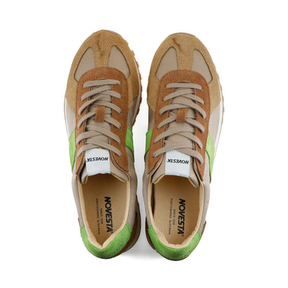 NOVESTA GERMAN TRAINER TRAIL WOOD/GREEN（ジャーマントレーナー・トレイル／ウッド／グリーン）スロバキア製スニーカー 上面