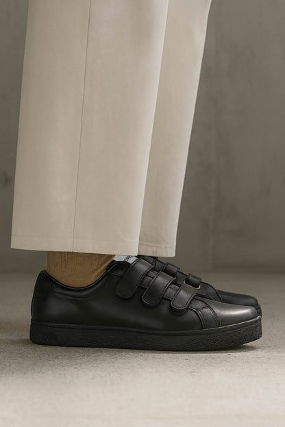 NOVESTA（ノヴェスタ / ノベスタ） 公式ストア通販 - ITOH VELCRO ALLBLACK スロバキア レザースニーカー