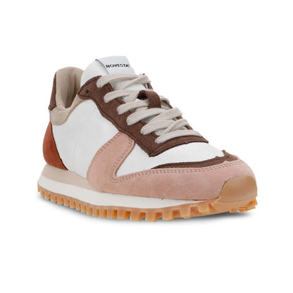 NOVESTA MARATHON TRAIL SALMON/BROWN MARRON（マラソン・トレイル／サーモン／ブラウン マロン）スロバキア製スニーカー 斜め前