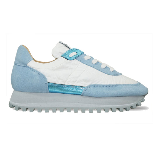 MARATHON RUNNER SUPER TRAIL METALIC WHITE/BLUE