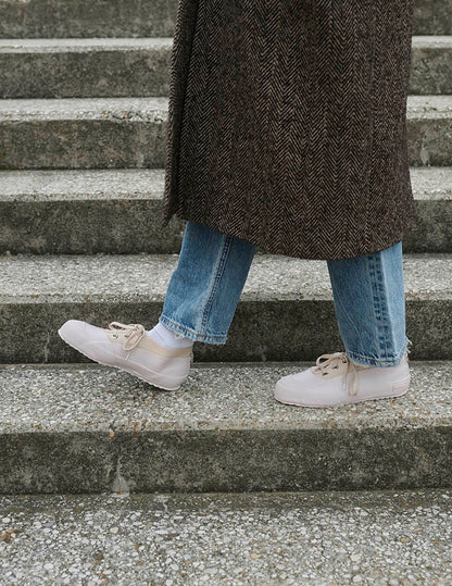 RUBBER SNEAKER LOW BEIGE