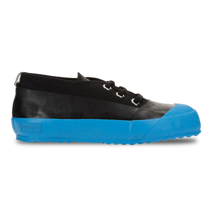 RUBBER SNEAKER LOW BLACK/BLUE