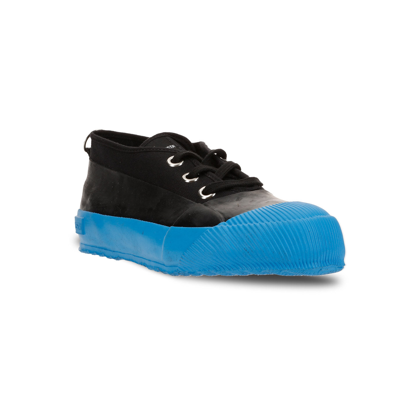 RUBBER SNEAKER LOW BLACK/BLUE