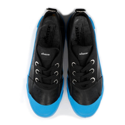 RUBBER SNEAKER LOW BLACK/BLUE