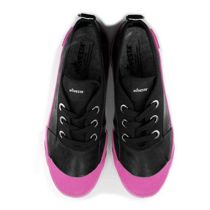 RUBBER SNEAKER LOW BLACK/PINK