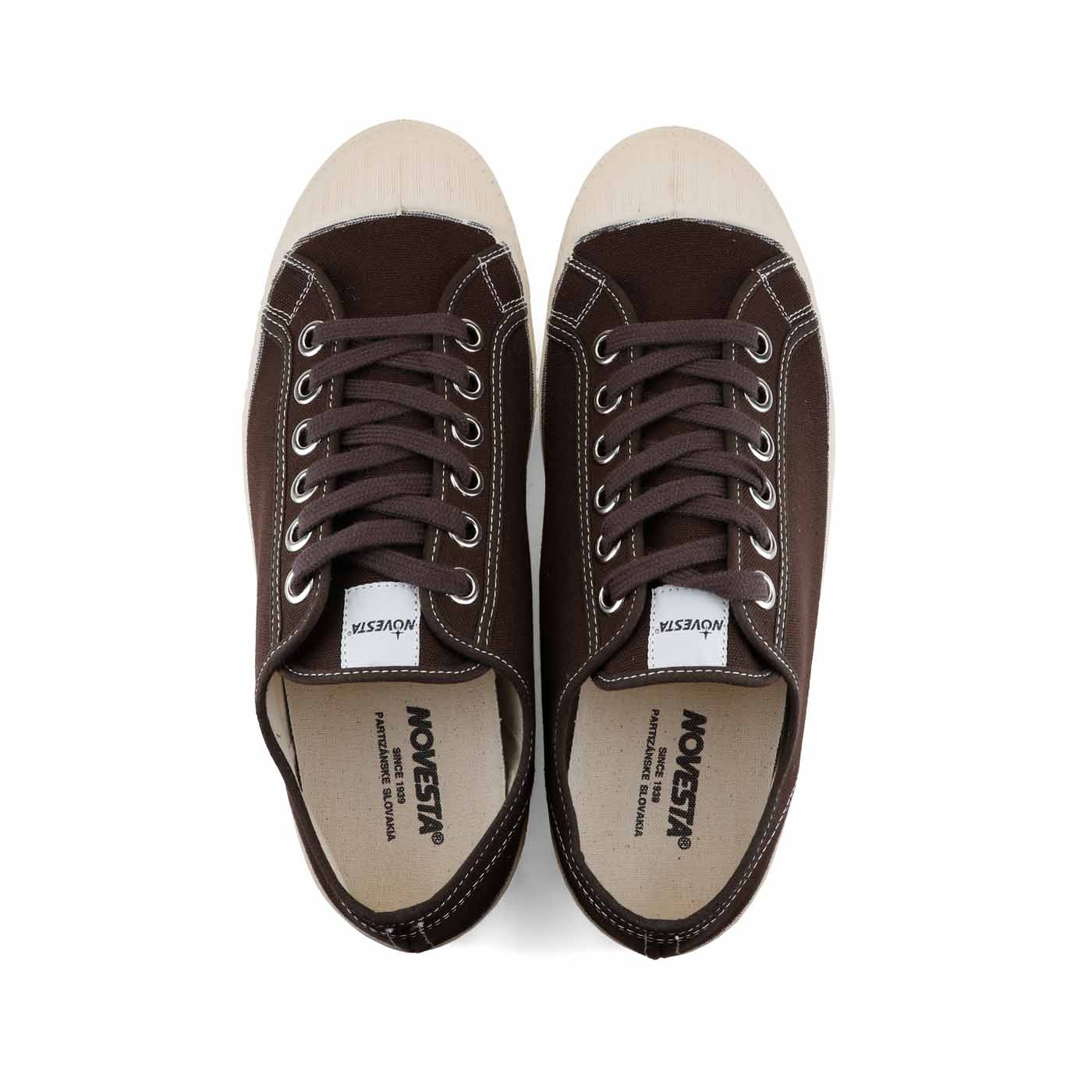 NOVESTA STAR MASTER CONTRAST STITCH CHOCOLATE（スターマスター・コントラスト・ステッチ／チョコレート）スロバキア製スニーカー 上面