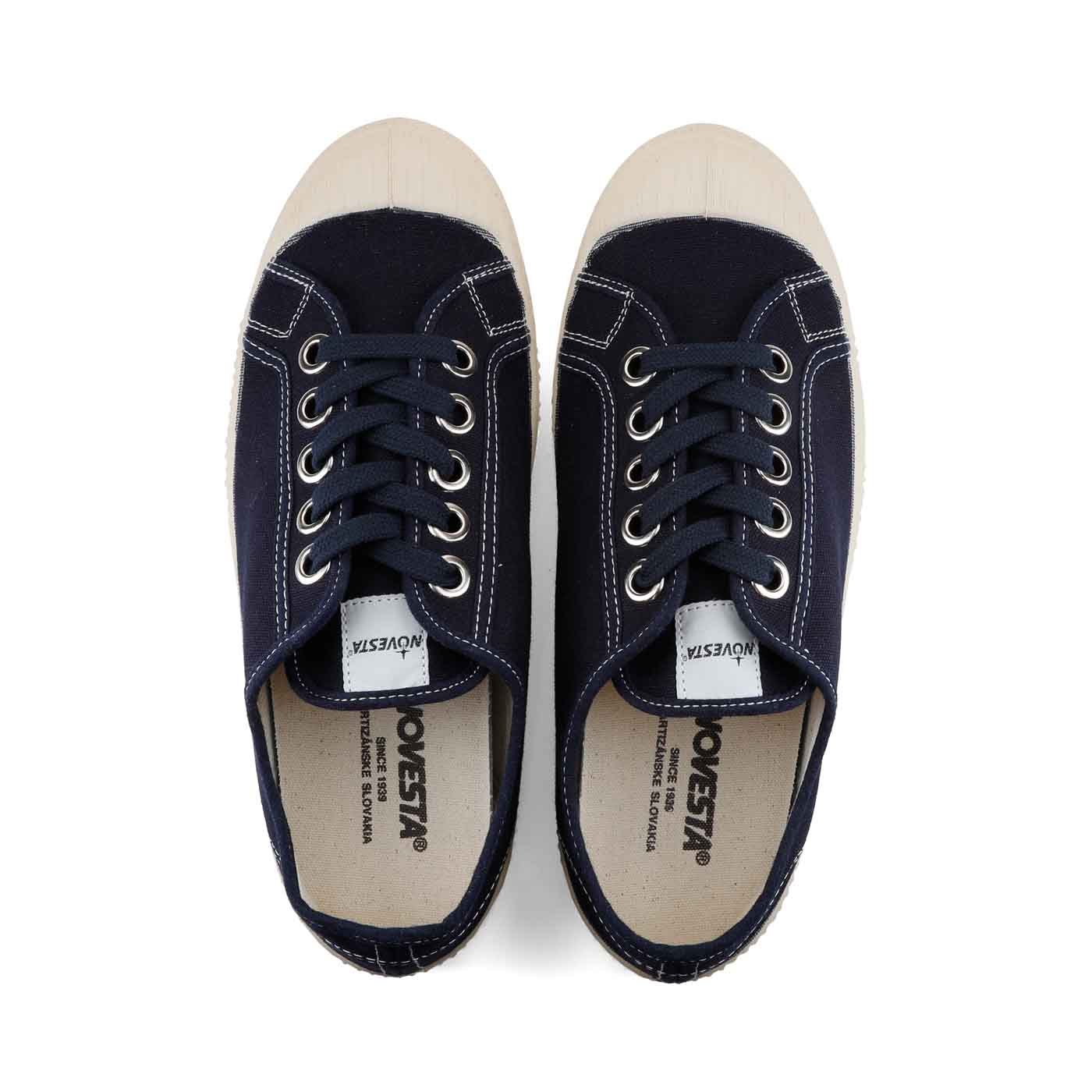 NOVESTA STAR MASTER CONTRAST STITCH NAVY（スターマスター・コントラスト・ステッチ／ネイビー）スロバキア製スニーカー 上面