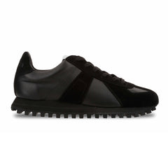GERMAN TRAINER LEATHER TRAIL BLACK