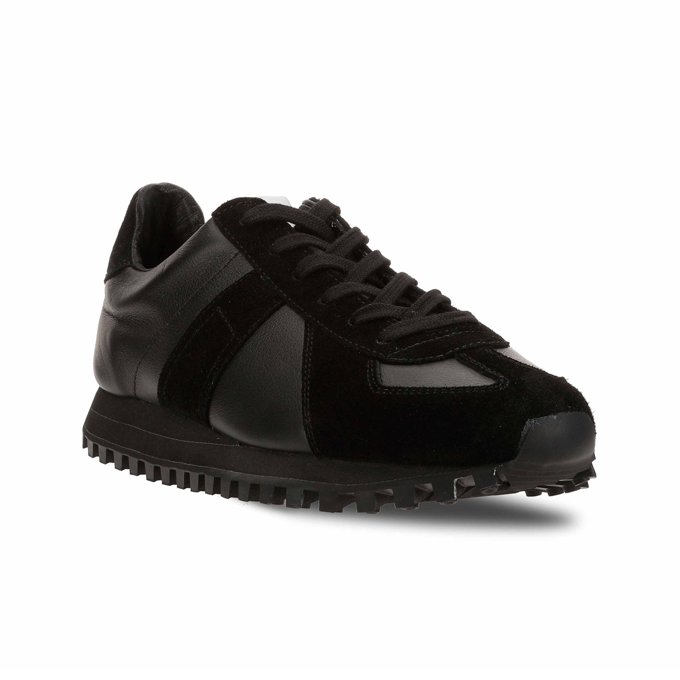 GERMAN TRAINER LEATHER TRAIL BLACK