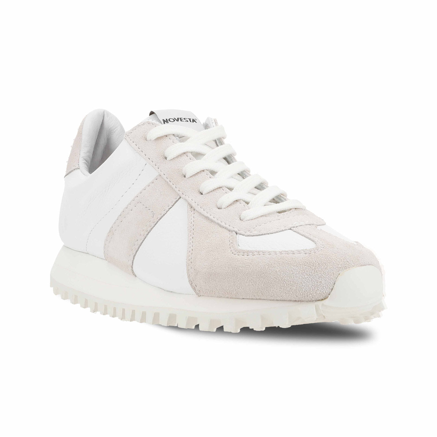 GERMAN TRAINER LEATHER TRAIL WHITE