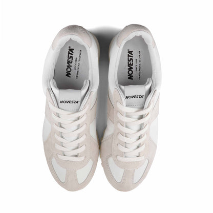 NOVESTA（ノヴェスタ / ノベスタ） - GERMAN TRAINER LEATHER TRAIL ALLWHITE ジャーマントレーナー