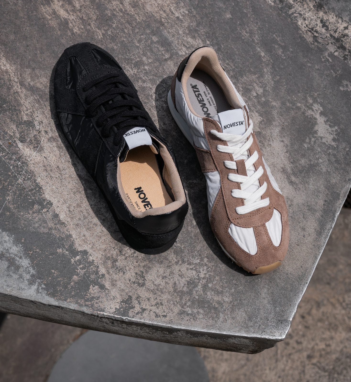 NOVESTA GAT MARATHON CLASSIC BLACKとCAFEのカラーバリエーション