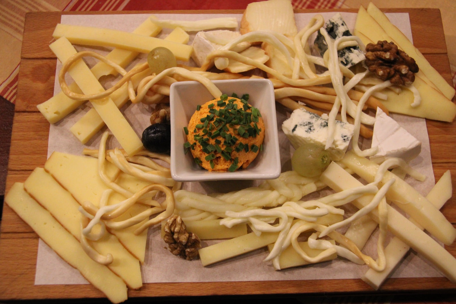Slovak cheese platter